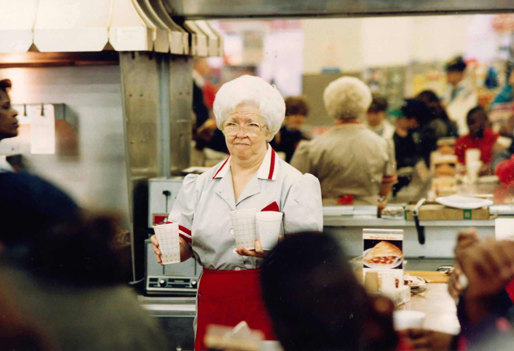 Server at Woolworth's